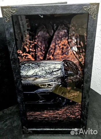 Нарды под стеклом «BMW X5» — необычный подарок