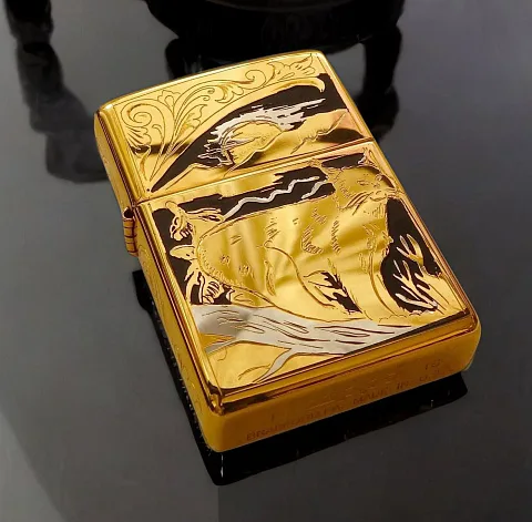 Бензиновая зажигалка Zippo "Рысь" в подарок