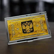 Визитница «Гербовая» №1 — красивый подарок — фотография 1