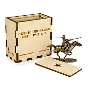 Композиция «Казак советский» 1935–1943 из бронзы — оригинальный подарок — фотография 2