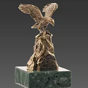 Бронзовая фигурка «Орел на скале» — оригинальный подарок — фотография 5