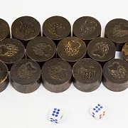 Нарды из карельской берёзы — оригинальный подарок — фотография 4