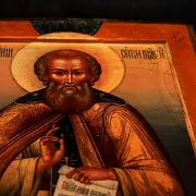 На память: Икона "Святой Сергий Радонежский". Ручная работа — фотография 4