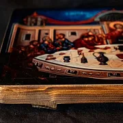На память: Икона авторская "Тайная вечеря" Дерево — фотография 5