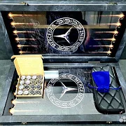 Нарды под стеклом «Мерседес» в подарок — фотография 5