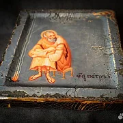 Икона деревянная "Св. Апостол Петр" — необычный подарок — фотография 3