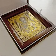 Икона Николай Чудотворец. Златоуст — необычный подарок — фотография 4