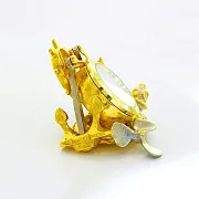 На память: Часы «Морские» из бронзы — фотография 4