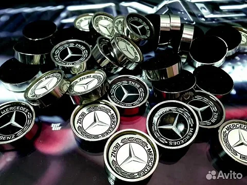 Комплект стальных фишек для нард «Mercedes» — оригинальный подарок