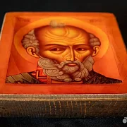 В подарок: Икона: Святой Николай Чудотворец 15*13 см — фотография 3