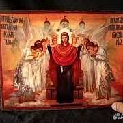 Икона Богоматери "О тебе радуется" — красивый подарок — фотография 1
