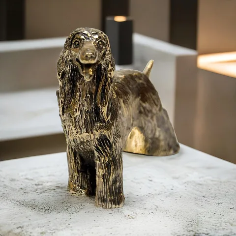 Бронзовая статуэтка «Афганская борзая», 84×105 мм — красивый подарок