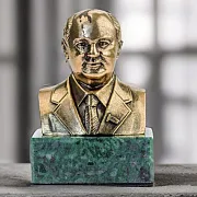 Подарочный бронзовый бюст «Горбачев» — фотография 1