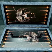 Нарды под стеклом «Хозяин тайги» — необычный подарок — фотография 9