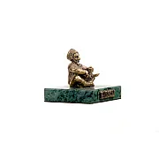 Бронзовая статуэтка «Знак зодиака Весы» — оригинальный подарок — фотография 3