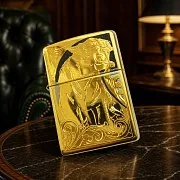 На память: Сувенирная зажигалка Zippo "Тигр" №5 — фотография 1