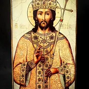 Икона "Христос - Великий Архиерей " — оригинальный подарок — фотография 5