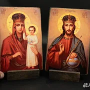 Венчальная пара. Богоматерь и Спас Вседержитель+по — необычный подарок — фотография 1