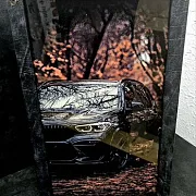 Нарды под стеклом «BMW X5» — необычный подарок — фотография 1