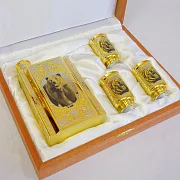 Набор с флягой и рюмками. Златоуст — оригинальный подарок — фотография 3