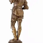 На память: Композиция «Швейцарец» (правый) из бронзы — фотография 2