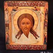 Подарочная икона Спас Нерукотворный («Спас Мокрая Брада») — фотография 1