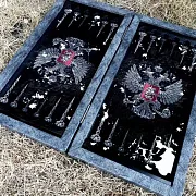 Подарочные нарды под стеклом «Герб России» — фотография 3