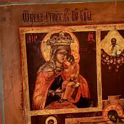 Икона "Распятие и образами Богоматери " в подарок — фотография 7